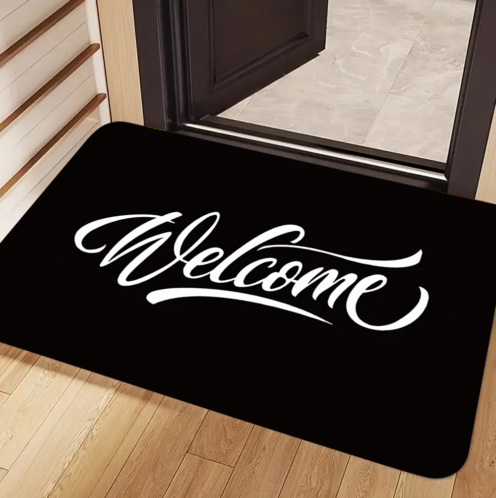 Home Bathroom Quotes - Funny Wine Quote Door Mat Multilingual