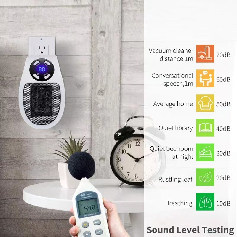Home Bathroom Fan - Eco Plug in Electric Heater Wall
