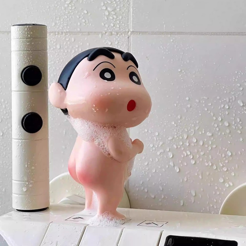 Home Goods Bathroom Decor - Bathing Crayon Shin Chan Cute Decoration
