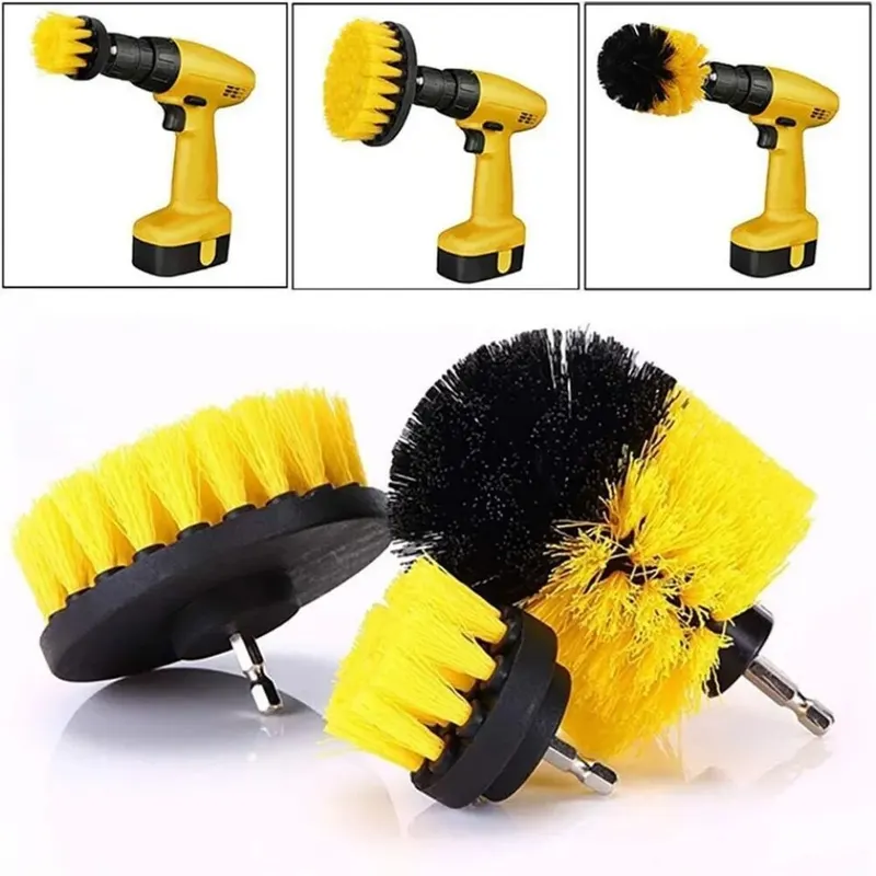 Home Bathroom Cleaning Machine - 3 pcs/set drill brush set power