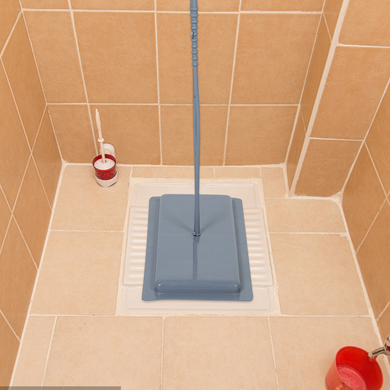 Home Toilet Bathroom Design - Thicken Plastic Squat Toilet Lid Cover