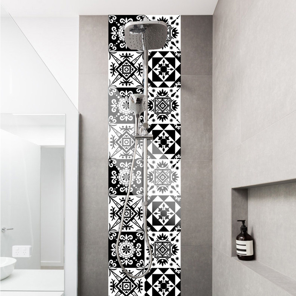 Home Bathroom Tiles - 10 Pcs Home Decor Wall Stickers