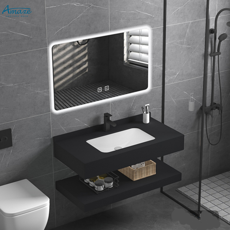 Home Living Bathroom Vanity - Bathroom CabinetDurable Double-layer Wall Mount Bathroom