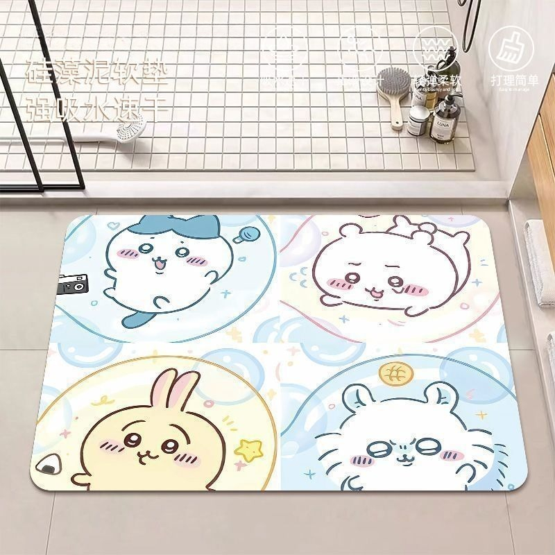 Home Bathroom Model - Anime Chiikawa Hachiware Usagi Diatom Mud