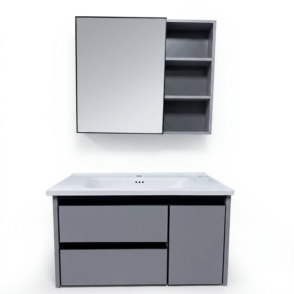 Home Living Bathroom Vanity - Bathroom CabinetModern Eco-Friendly Wall Mounted Bathroom