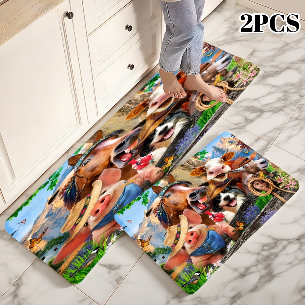 3PCS Kitchen Rugs,Home Decorat - Home Bathroom Scene ulasan dan harga