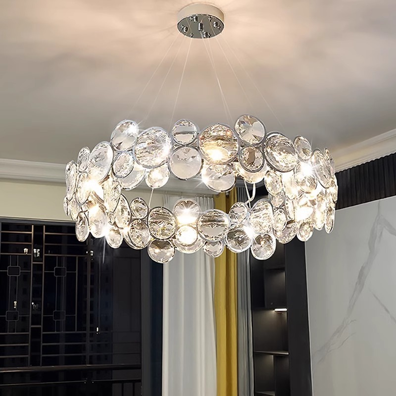 Modern Luxury Crystal Chandeli - Home Bathroom Design Simple ulasan dan harga