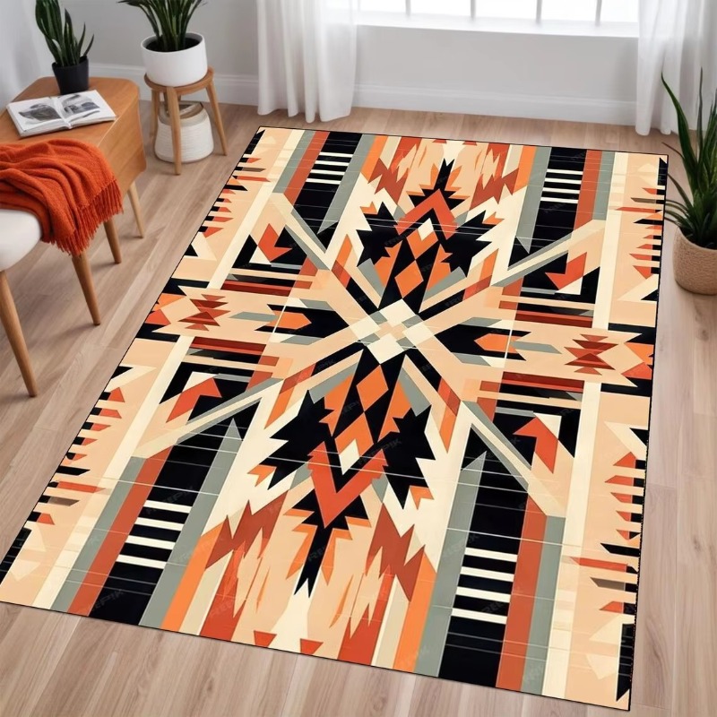 Southwestern Carpet, Aztec Tri - Home Toilet Bathroom Design ulasan dan harga