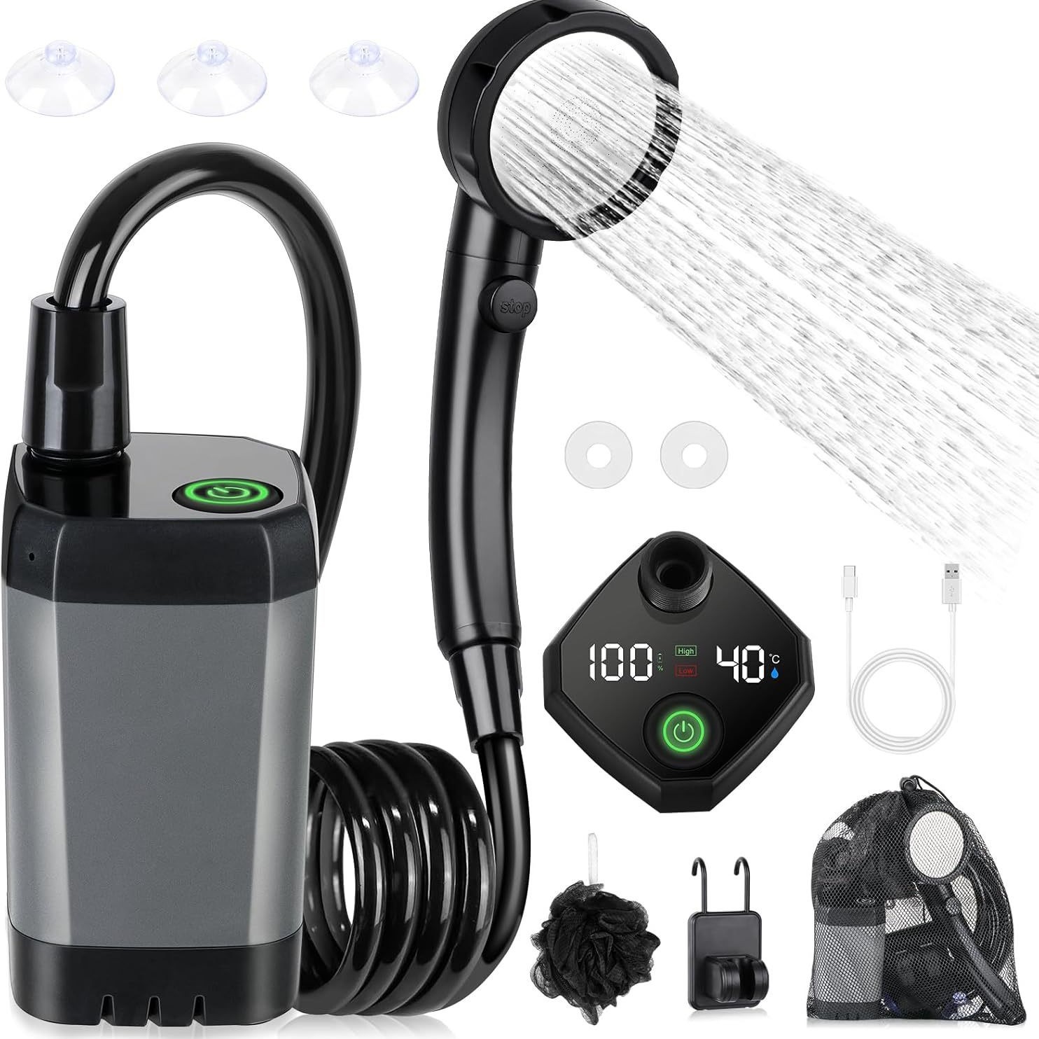 Portable Self-Priming Electric - Home Bath ulasan dan harga