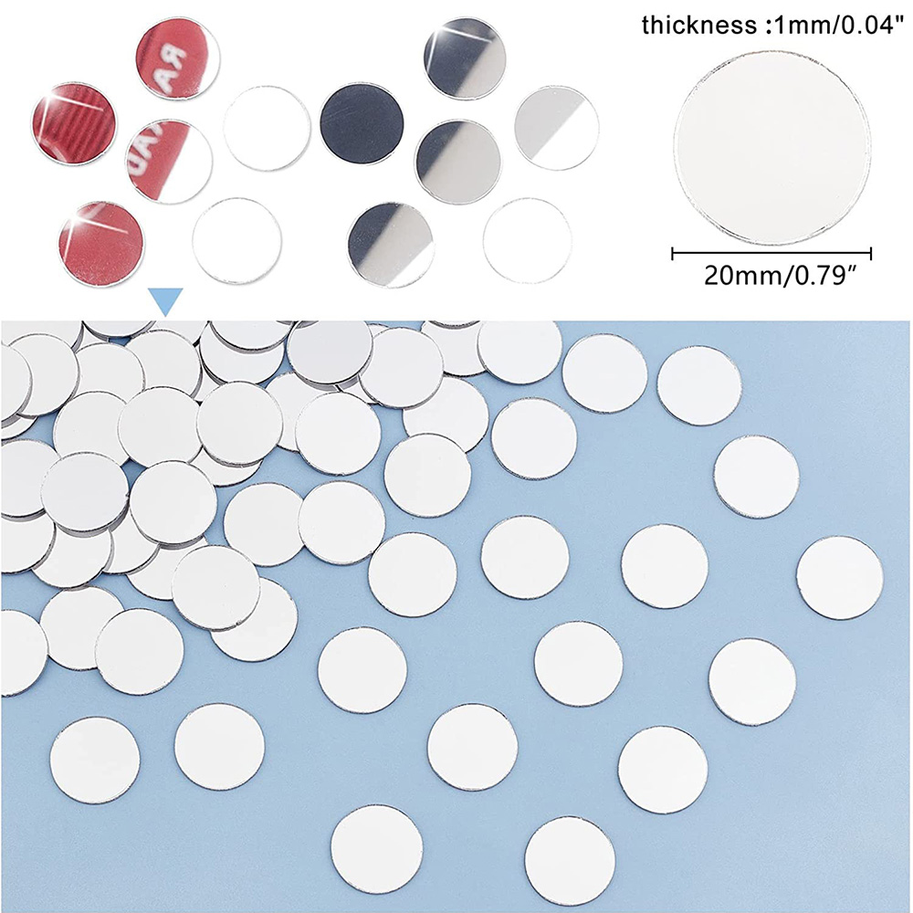 50PCS Round Mini Mosaic Tiles  - Home Bathroom Tiles ulasan dan harga