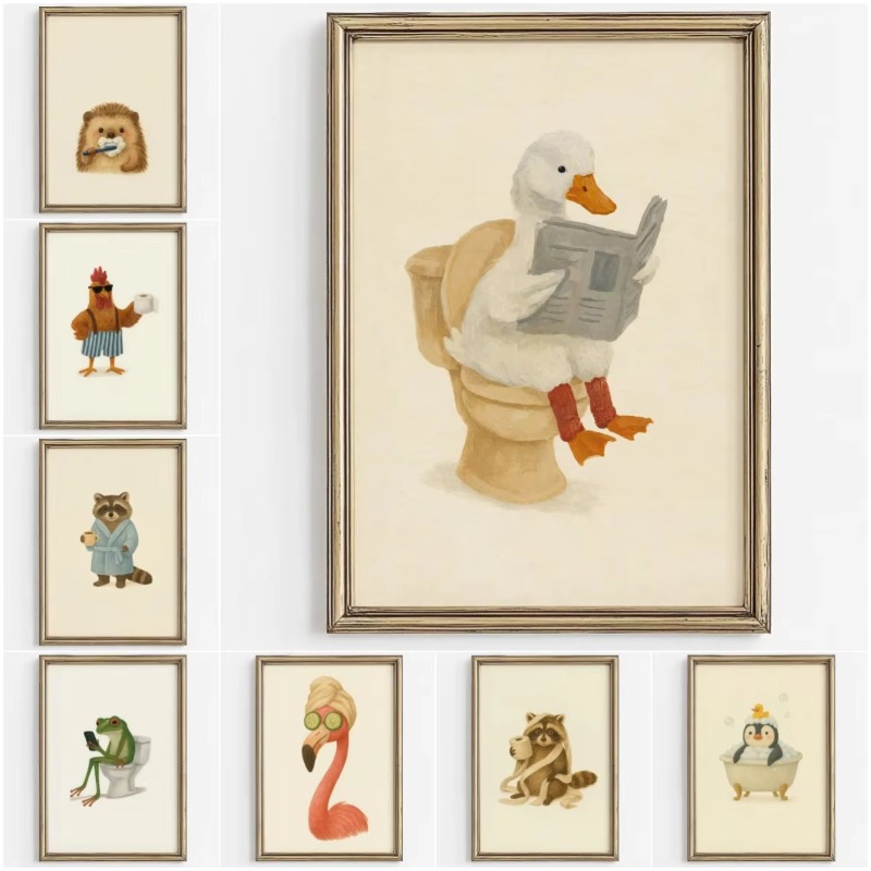 1PC Frameless Cute Animal Bubb - Home Bathroom Pictures ulasan dan harga