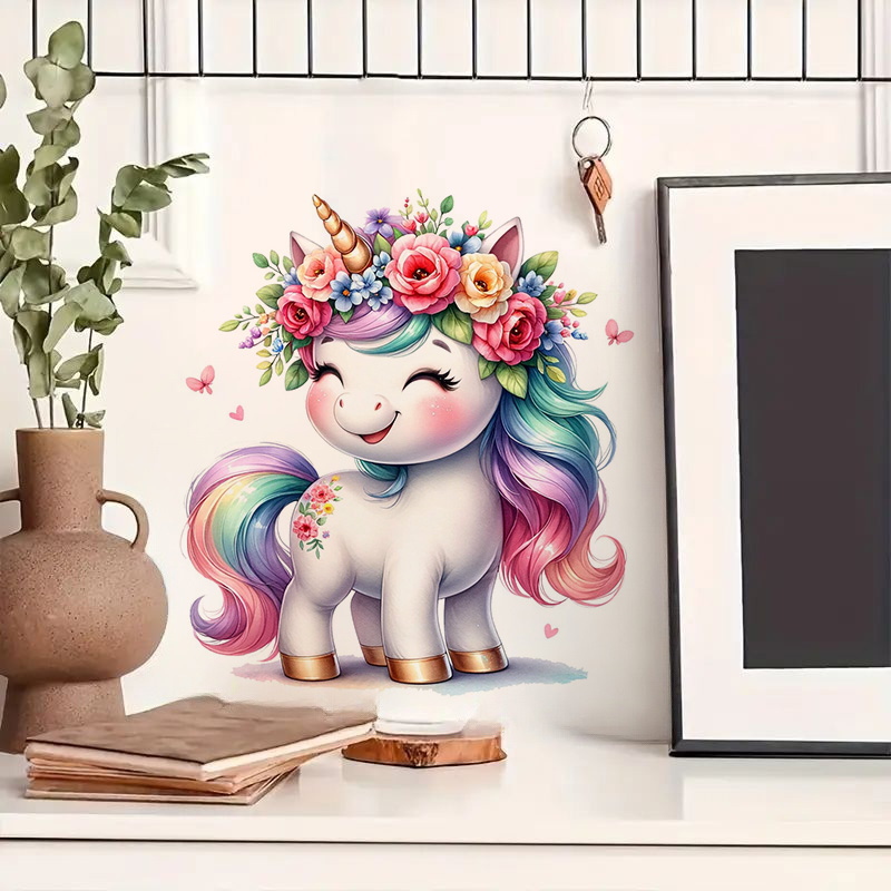 Beautiful Watercolor Unicorn S - Home Bathroom Tiles ulasan dan harga
