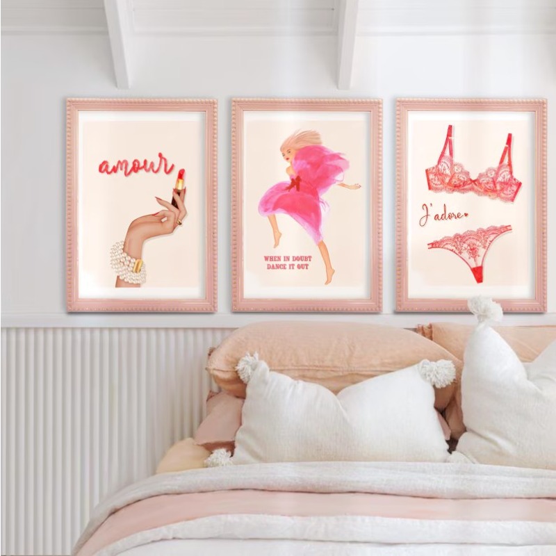 Retro Glam Fashion Magazine Po - Home Bathroom Quotes ulasan dan harga