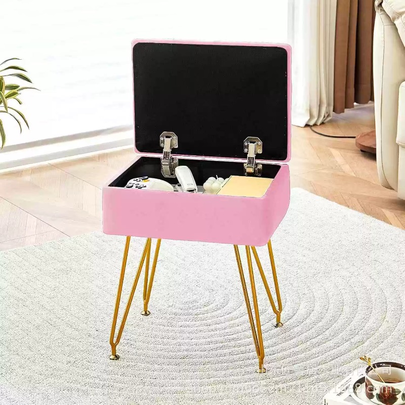Modern Soft Vanity Stool Ottom - Home Living Bathroom Vanity ulasan dan harga
