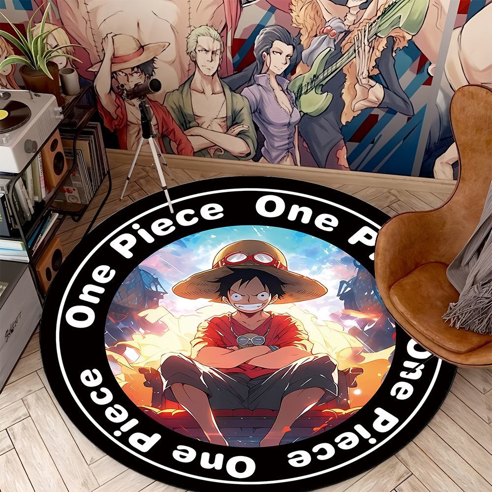 One Piece Floor Mat Anime Non- - Home Goods Bathroom Decor ulasan dan harga