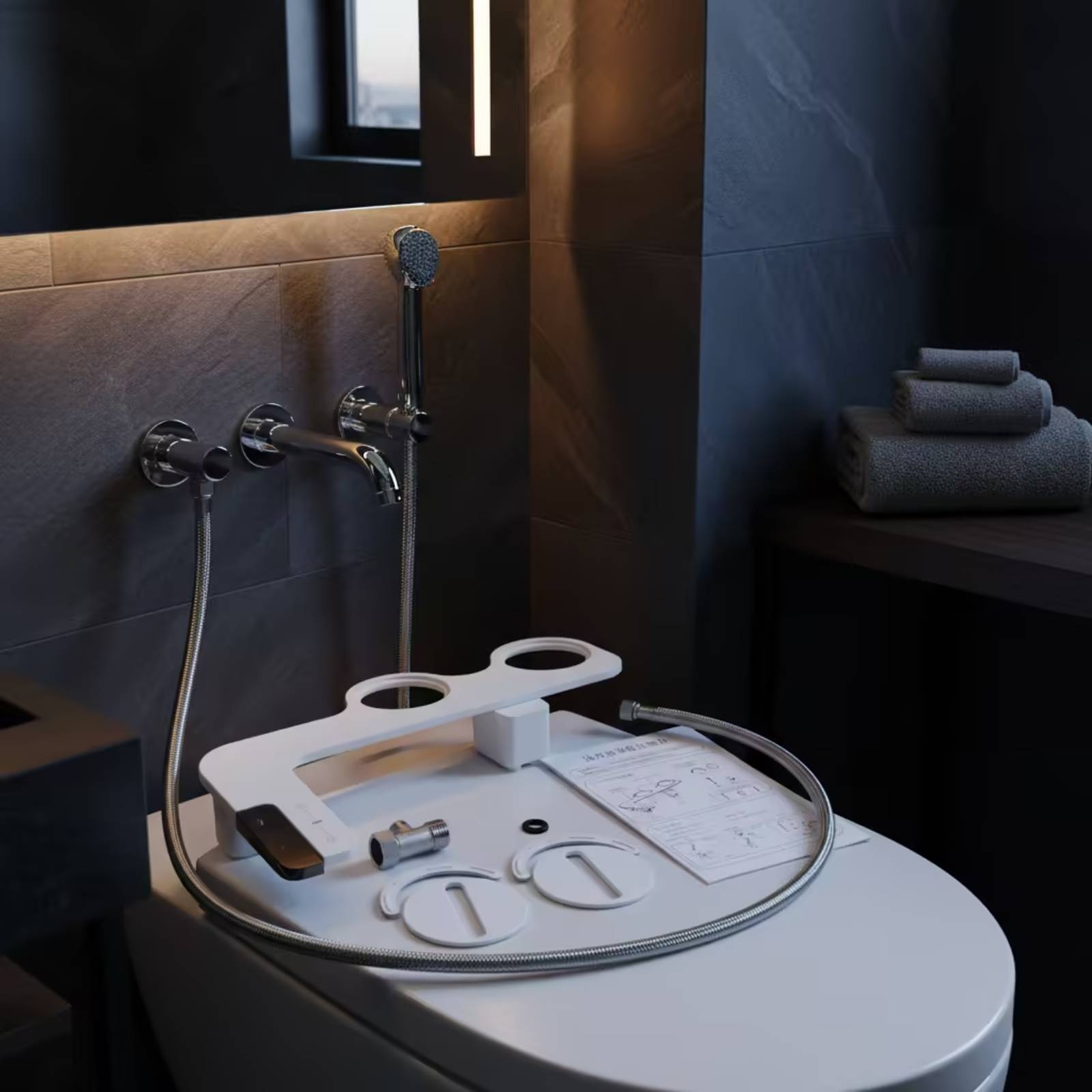 Bidet with Side Control Panel  - Home Toilet Bathroom Design ulasan dan harga