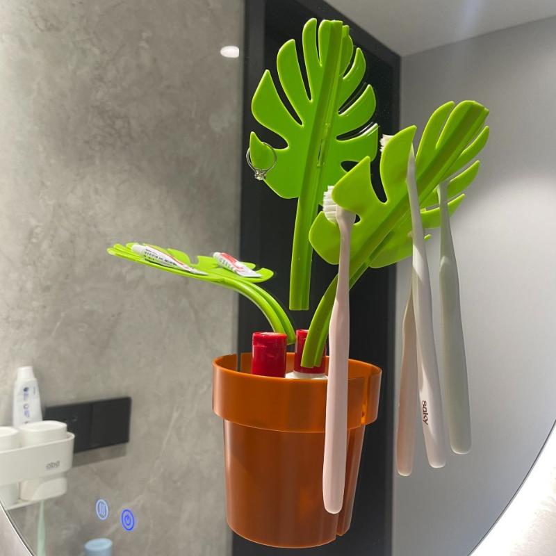 【Nice】Mirror Monstera Bathroom - Home Bathroom Model ulasan dan harga