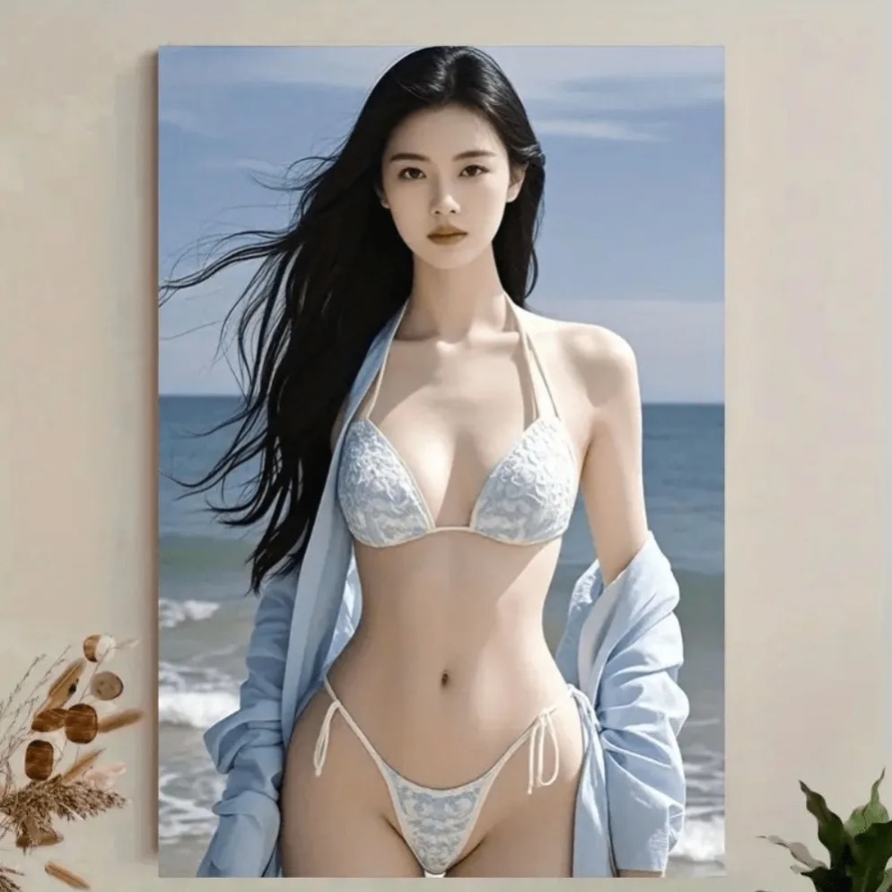 Beach Wall Art for Living Room - Home Bathroom Scene ulasan dan harga