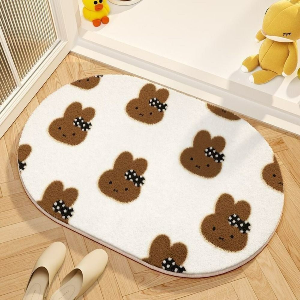 Miffy Cartoon Floor Mat Soft I - Home Goods Bathroom Decor ulasan dan harga
