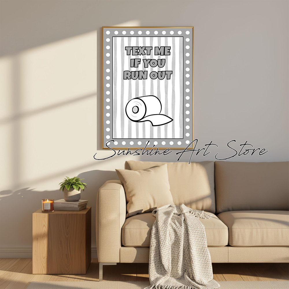 Funny Bathroom Wall Art Text M - Home Bathroom Quotes ulasan dan harga