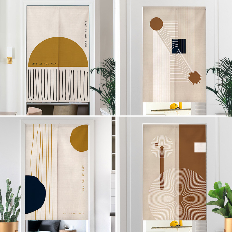 Wabi-sabi Style Door Curtain S - Home Bathroom Partition ulasan dan harga