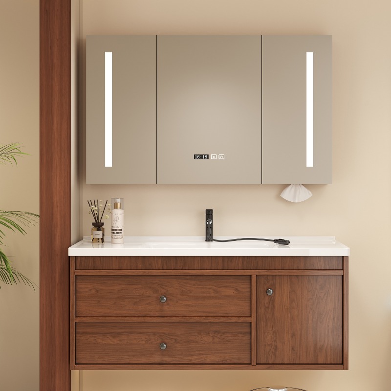 Bathroom Cabinet White Living  - Home Living Bathroom Vanity ulasan dan harga