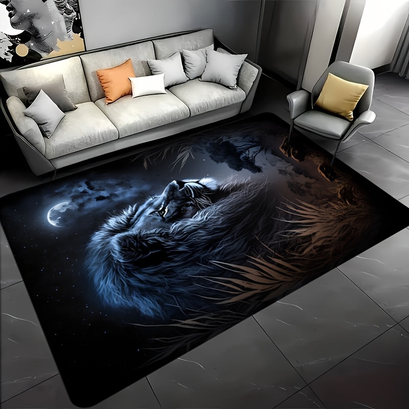Starry Night Lion Floor Mat -  - Home Toilet Bathroom Design ulasan dan harga