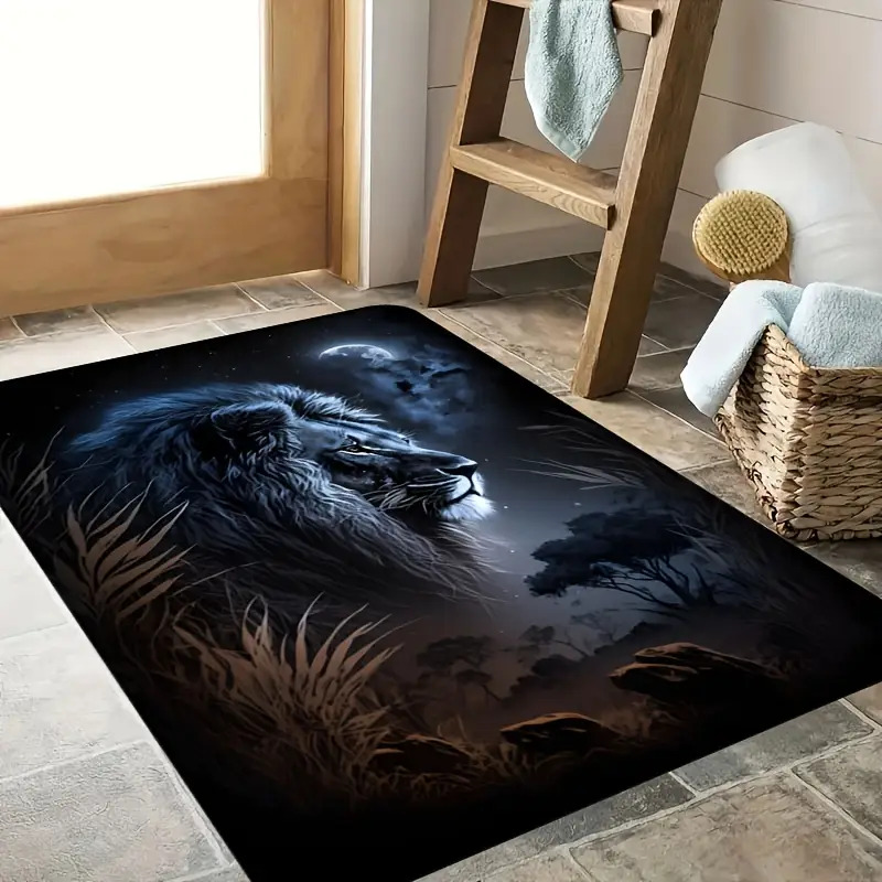 Starry Night Lion Floor Mat -  - Home Toilet Bathroom Design ulasan dan harga
