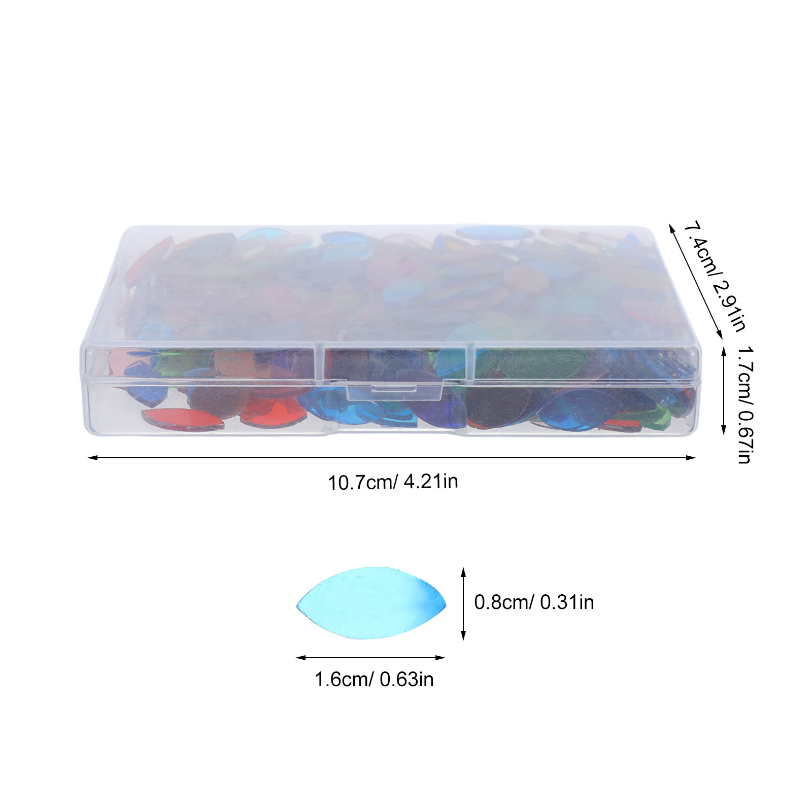 443Pcs Leaf Glass Mosaic Tiles - Home Bathroom Tiles ulasan dan harga