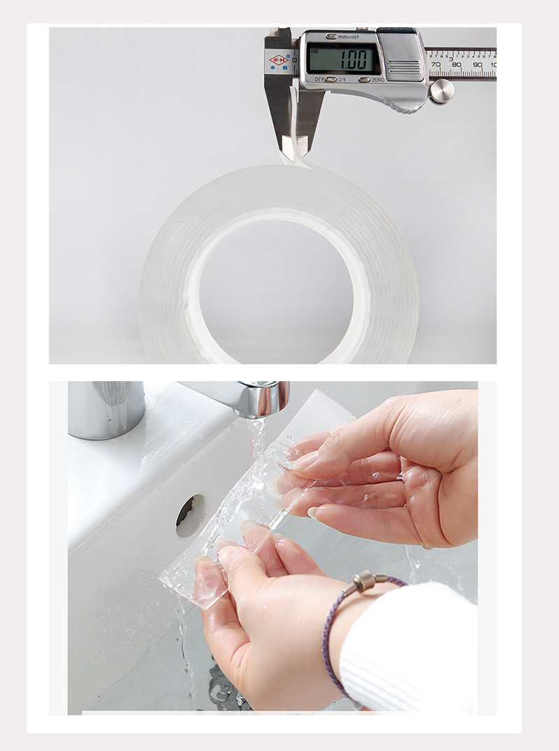 Transparent Double Sided Tape  - Home Bathroom Tiles ulasan dan harga