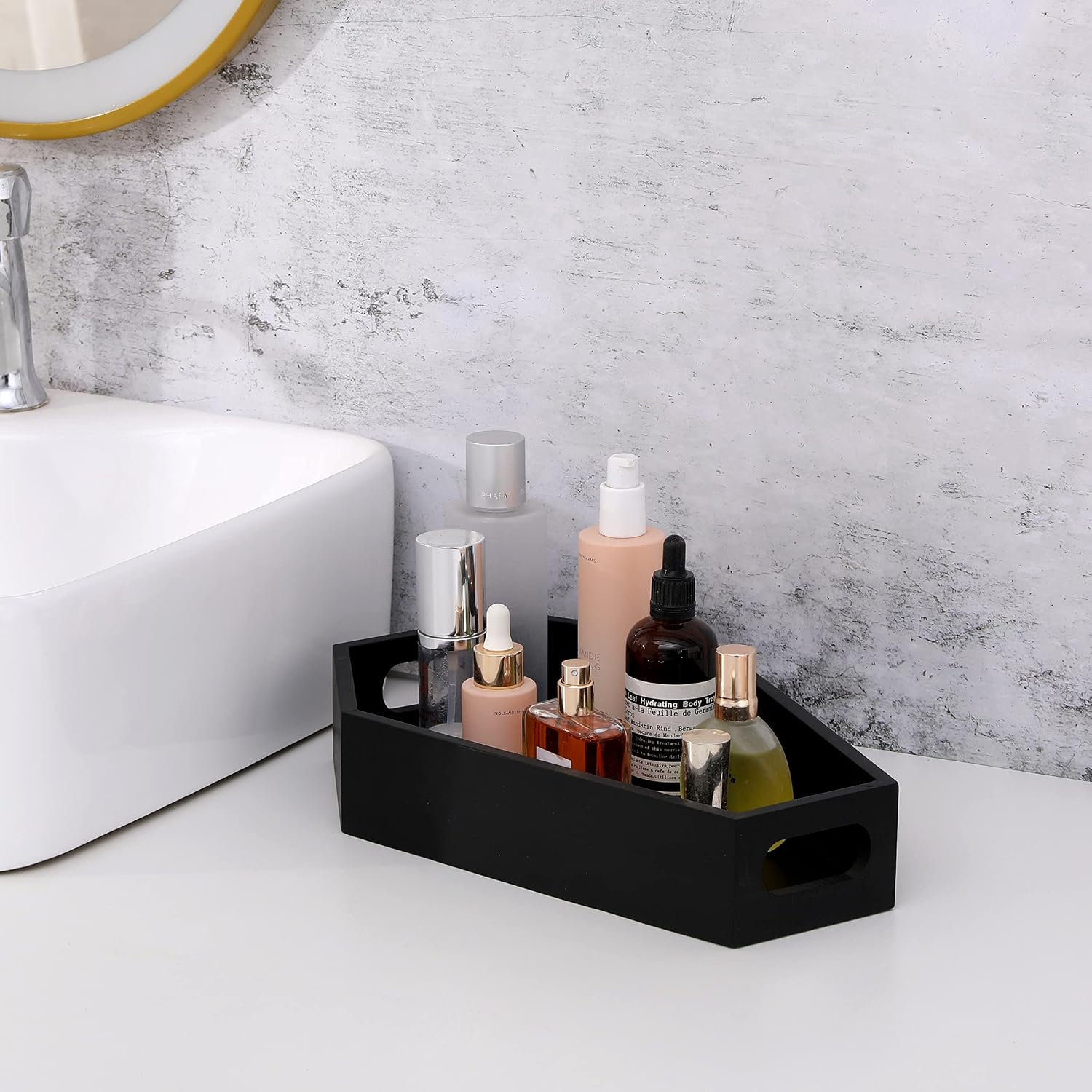 Gothic Coffin Wooden Makeup Or - Home Living Bathroom Vanity ulasan dan harga
