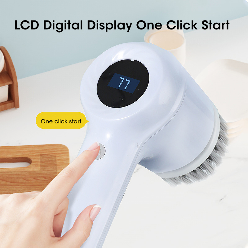 Cordless electric rotary scrub - Home Bathroom Cleaning Machine ulasan dan harga