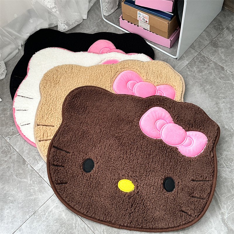 Anime Hello Kitty Plush Rug So - Home Goods Bathroom Decor ulasan dan harga