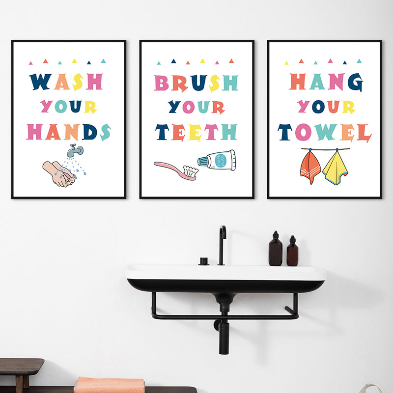 Modern Colorful Kids Bathroom  - Home Bathroom Quotes ulasan dan harga