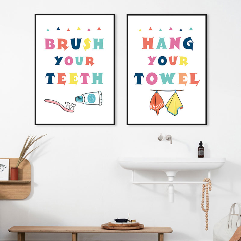 Modern Colorful Kids Bathroom  - Home Bathroom Quotes ulasan dan harga