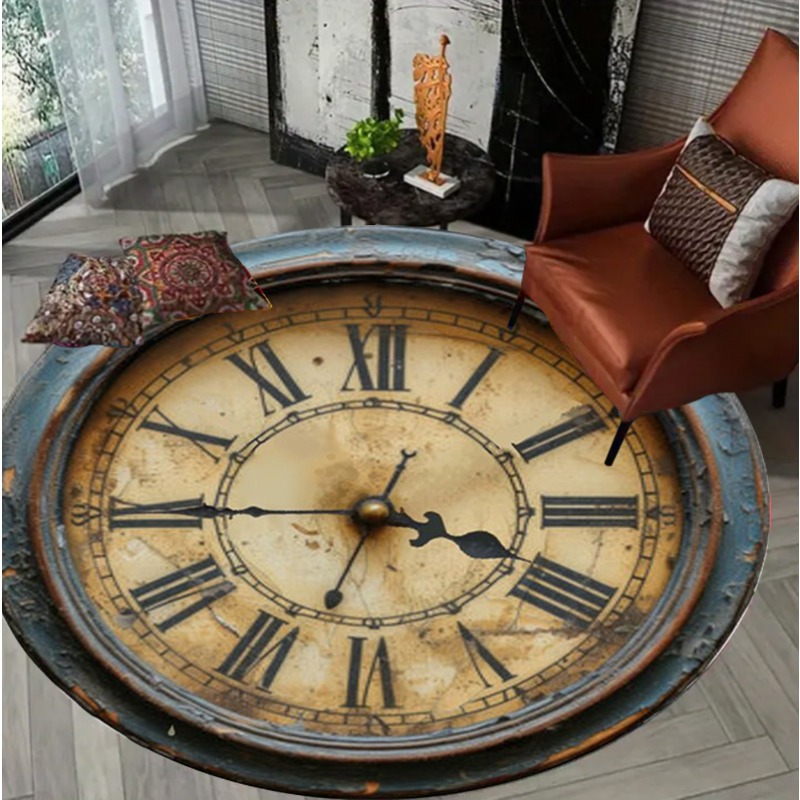 Vintage Clock Design Round Car - Home Toilet Bathroom Design ulasan dan harga