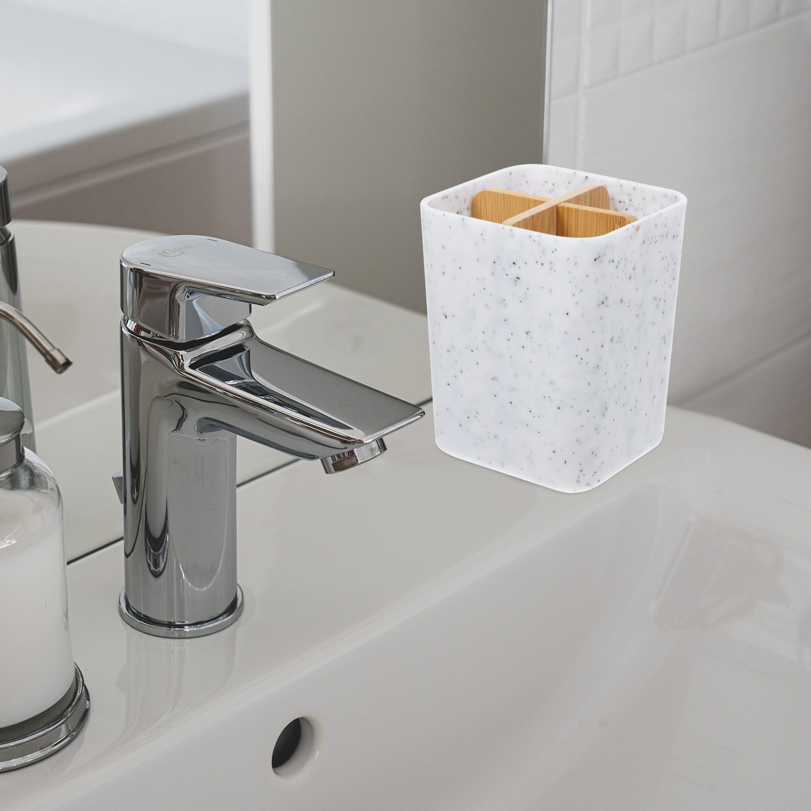 Marble Design Toothbrush Holde - Home Bathroom Design Simple ulasan dan harga