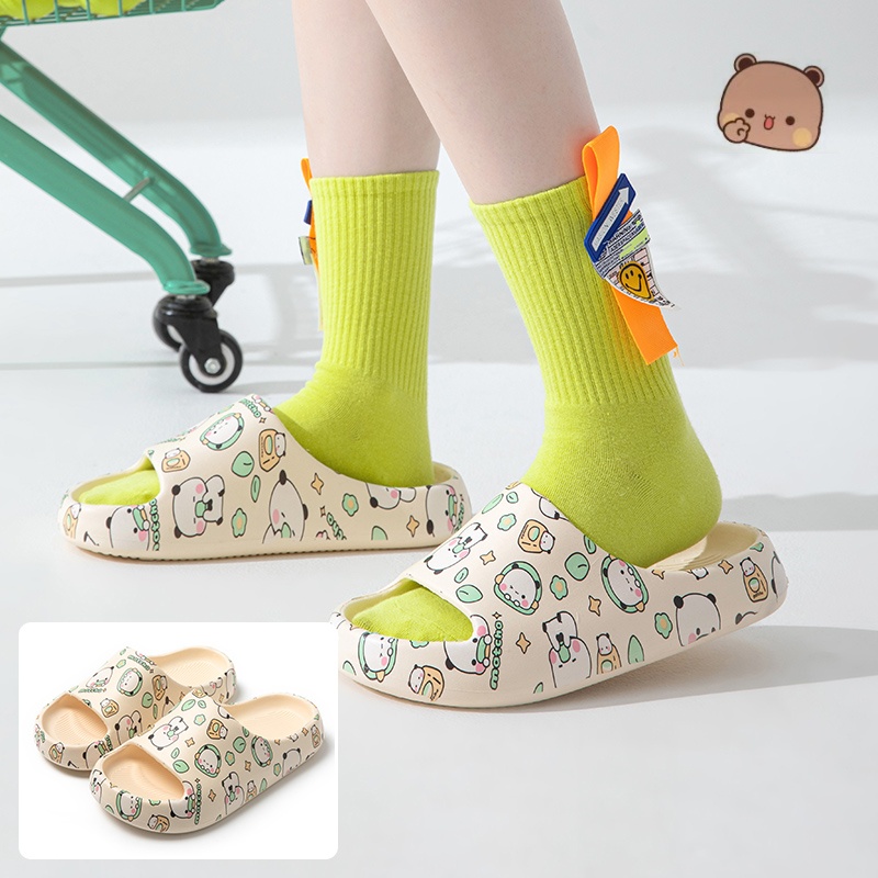 Kawaii Bubu Dudu Bear Slippers - Home Bathroom Model ulasan dan harga