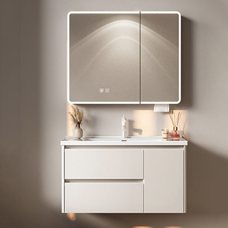 White Luxury Bathroom Cabinet  - Home Bathroom Partition ulasan dan harga