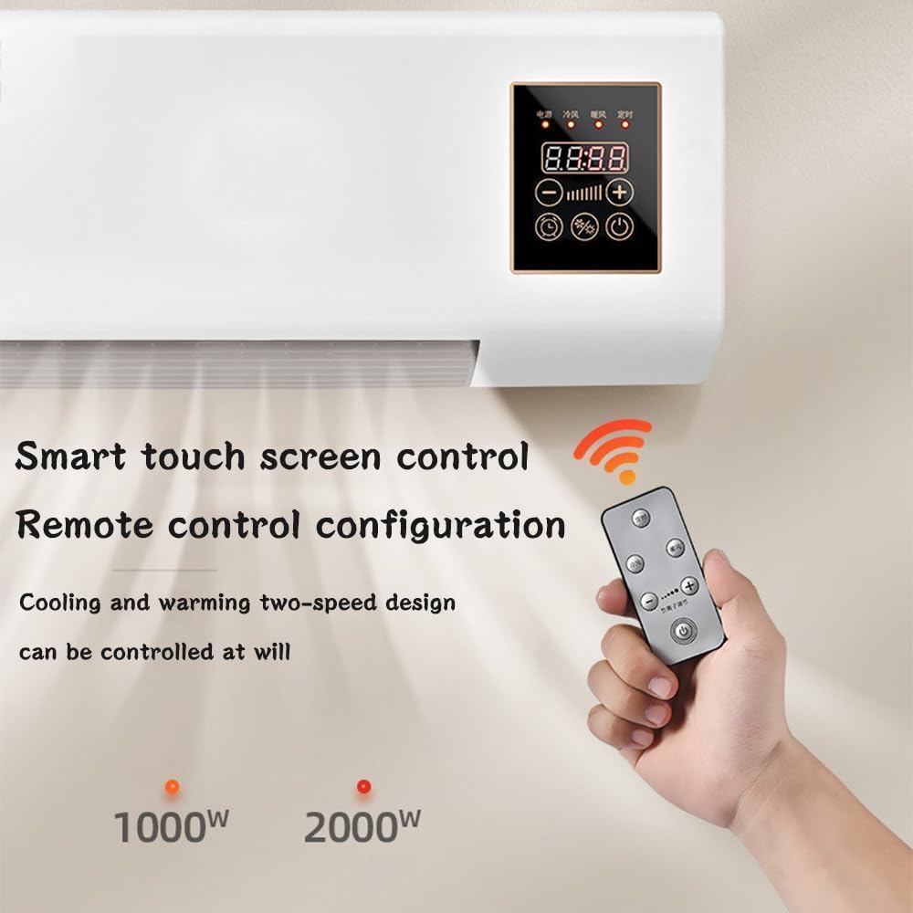 Portable Air Fan, 2000W Wall-M - Home Bathroom Fan ulasan dan harga