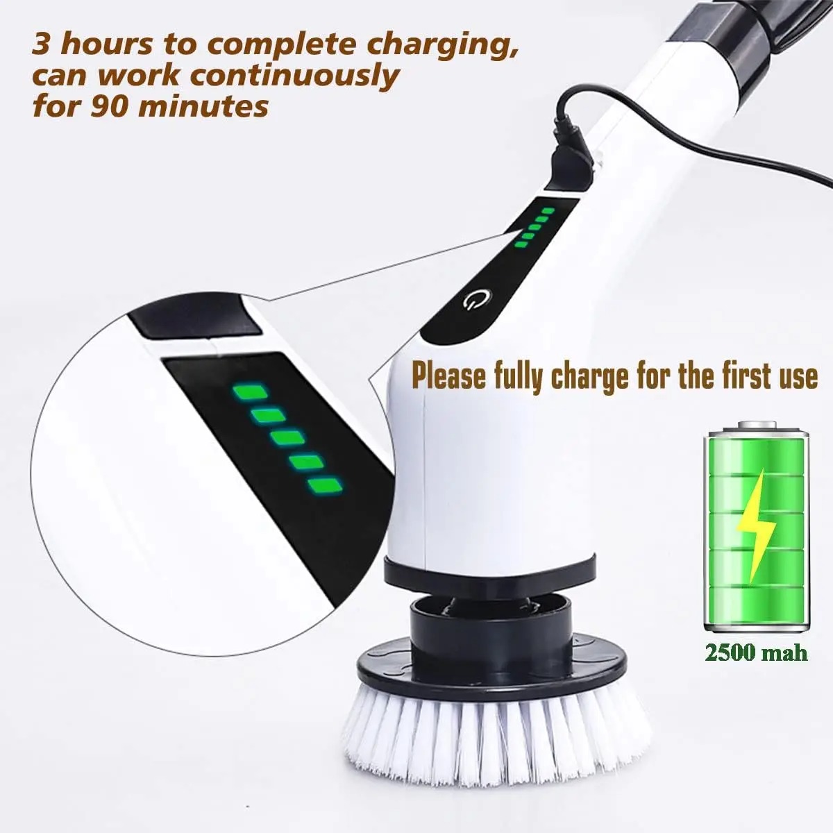 Cordless Multifunctional Elect - Home Bathroom Cleaning Machine ulasan dan harga