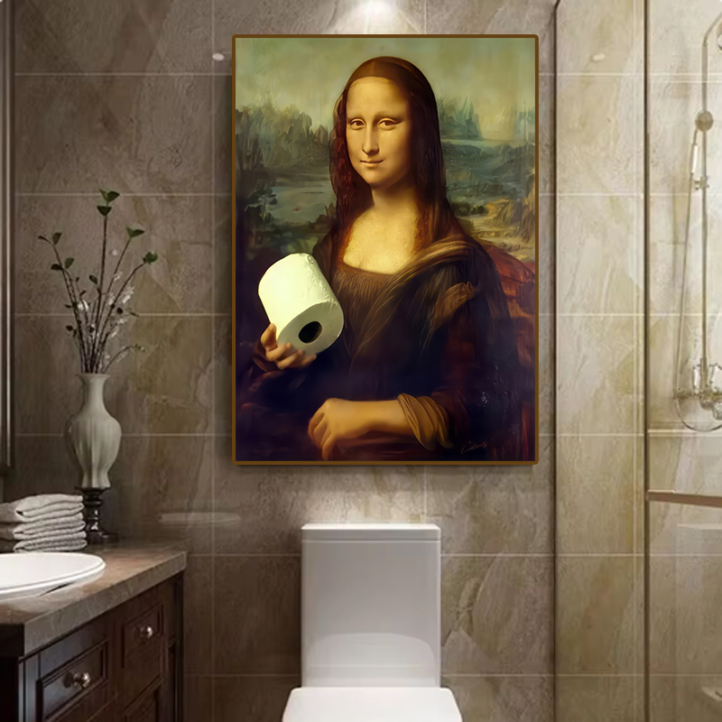 1pc Funny Abstract Bathroom To - Home Bathroom Pictures ulasan dan harga