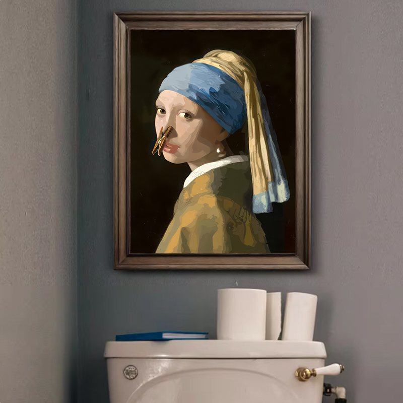 1pc Funny Abstract Bathroom To - Home Bathroom Pictures ulasan dan harga