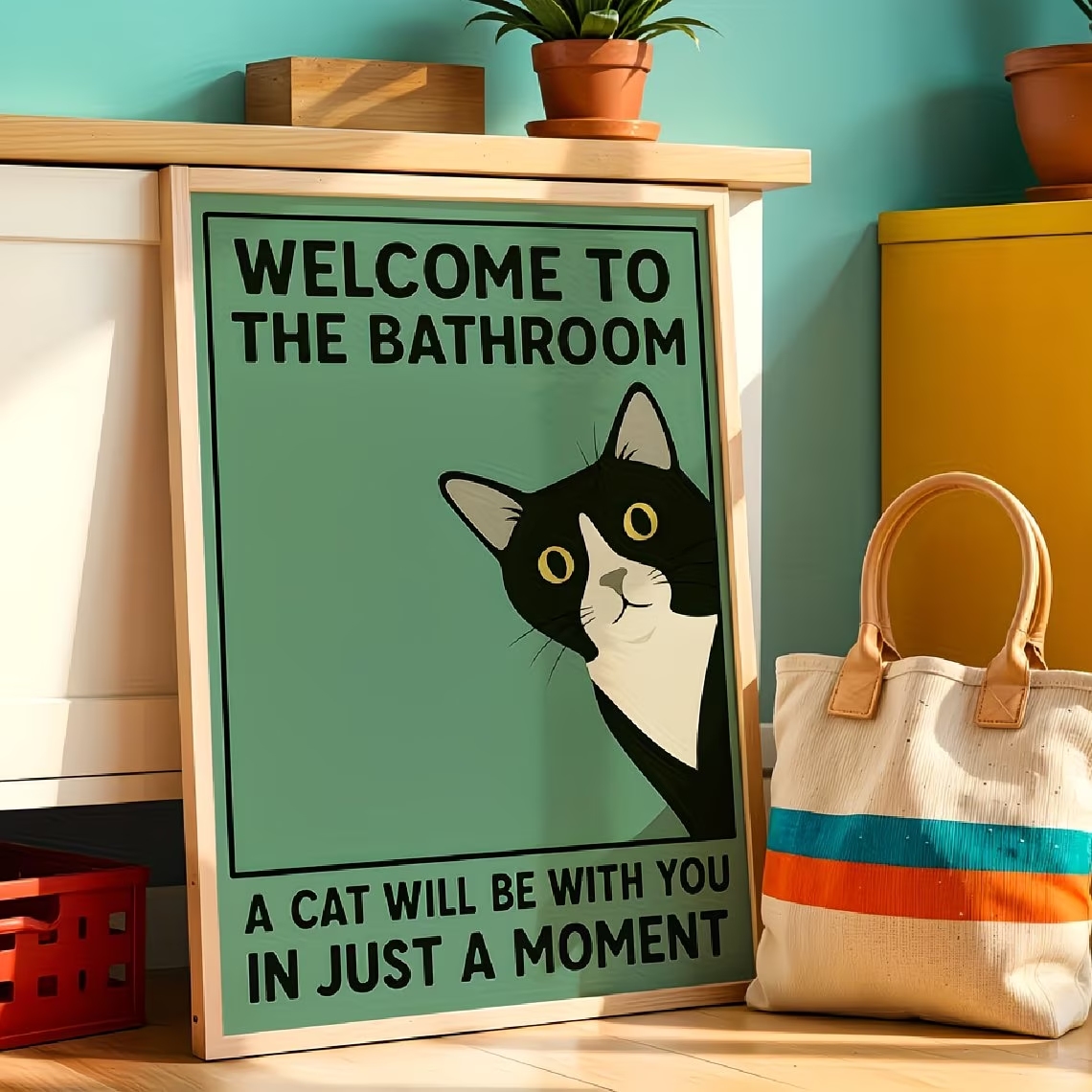 Modern Green Welcome To The Ba - Home Bathroom Quotes ulasan dan harga