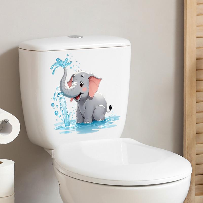 Ocean Themed Toilet Sticker Wa - Home Toilet Bathroom Design ulasan dan harga