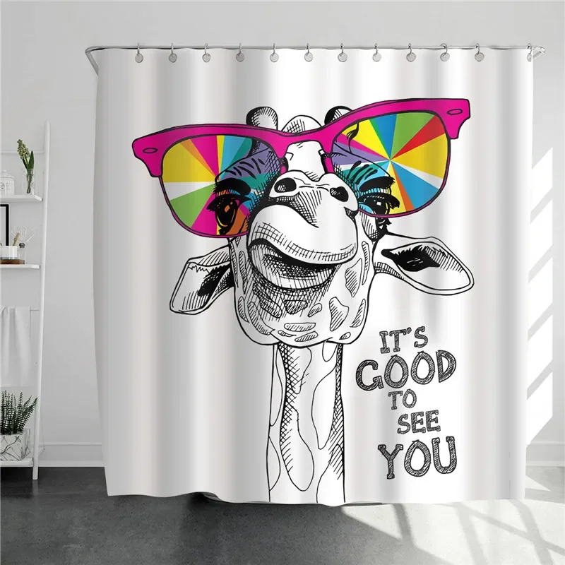 Giraffe With Colorful Glasses  - Home Bathroom Design Simple ulasan dan harga
