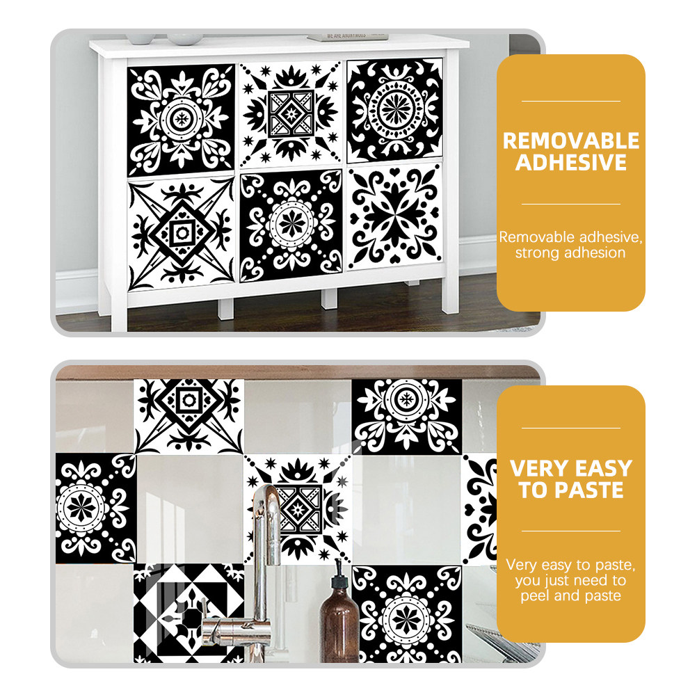 10 Pcs Home Decor Wall Sticker - Home Bathroom Tiles ulasan dan harga