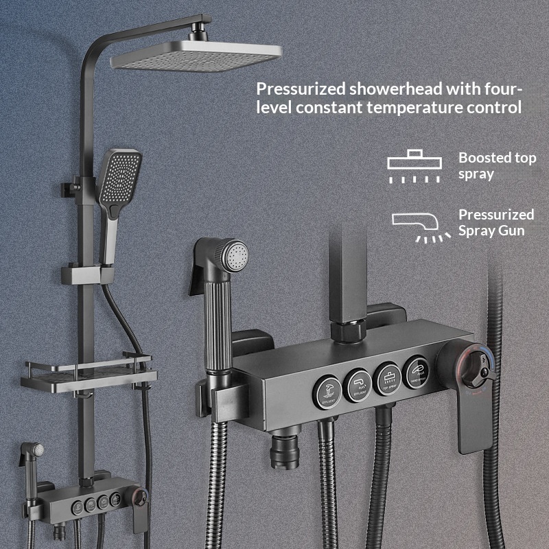 Stainless Steel Shower Set Ant - Home Bath ulasan dan harga