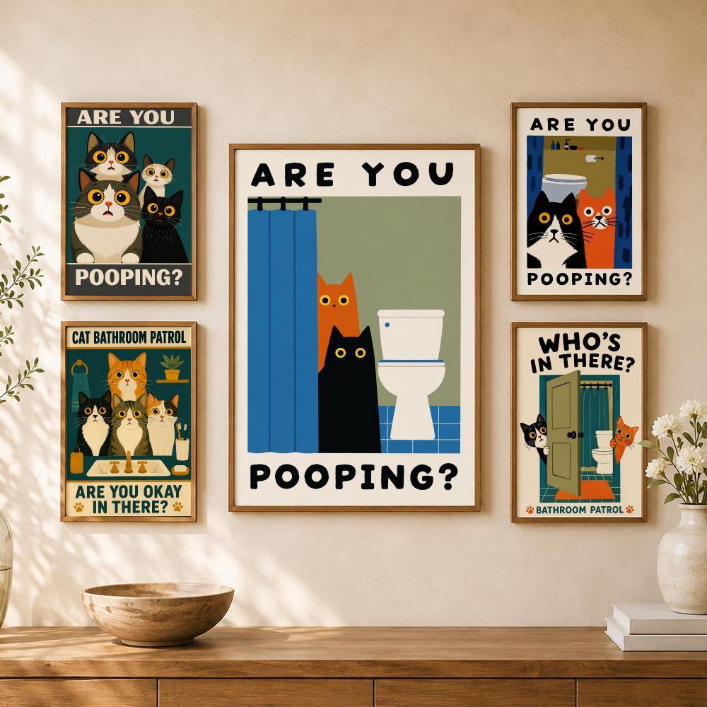 Funny Cats Bathroom Privacy To - Home Bathroom Quotes ulasan dan harga