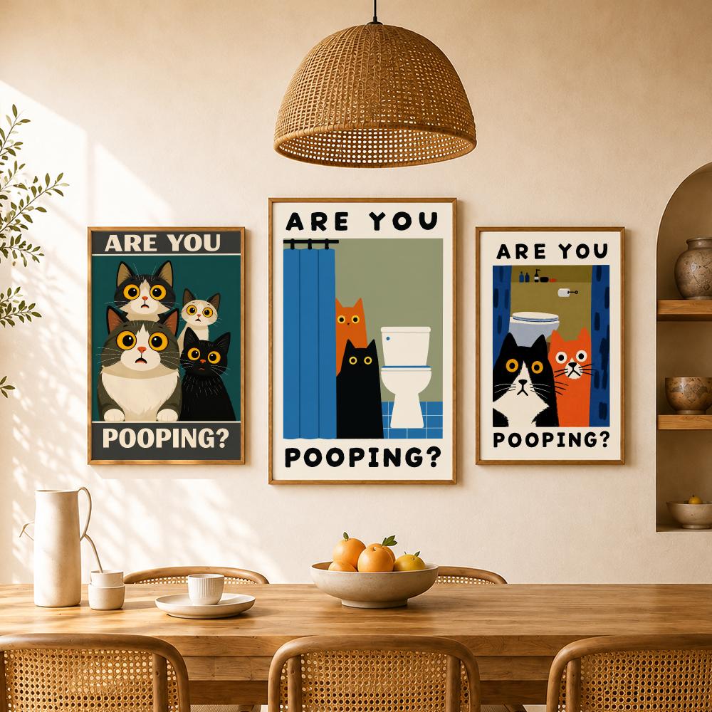 Funny Cats Bathroom Privacy To - Home Bathroom Quotes ulasan dan harga